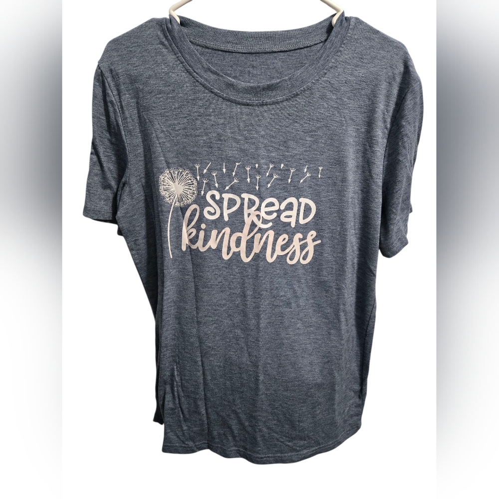 Women's Blue 'Spread Kindess' Tee Medium